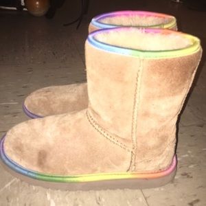 Colorful Rainbow UGGs